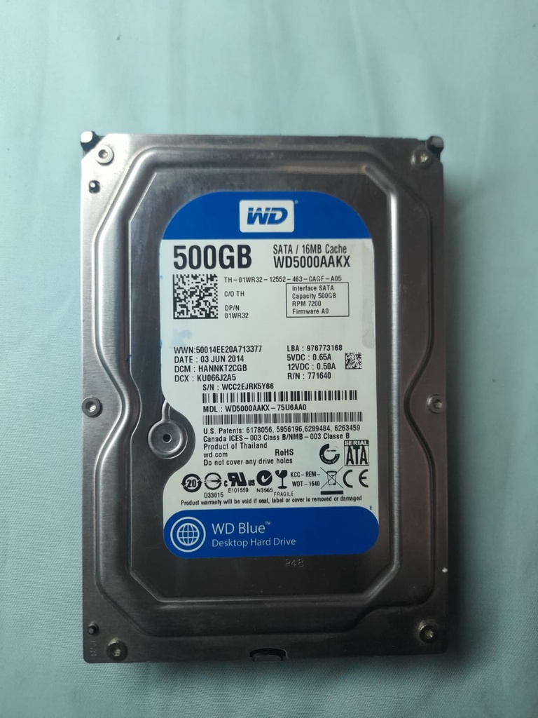 Discos Rigidos Western Digital 500GB