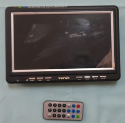 [SDH823] Monitor 7&quot; + Control Remoto